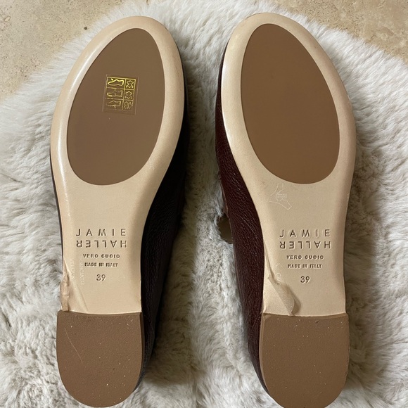 Jamie Haller Oxblood loafers, size 39.  NWT - Picture 2 of 5